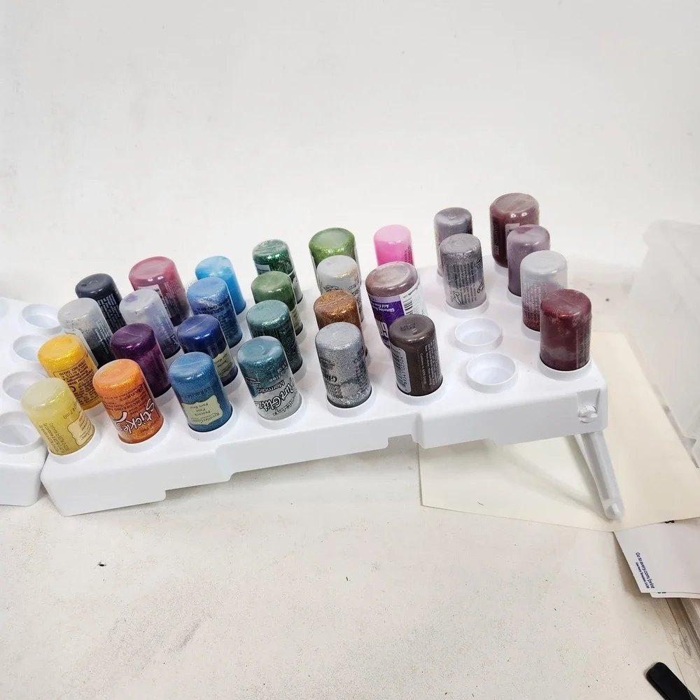 Large Glitter Glue Lot Stickles Liquid Pearls Studio G Recollection Colors Racks